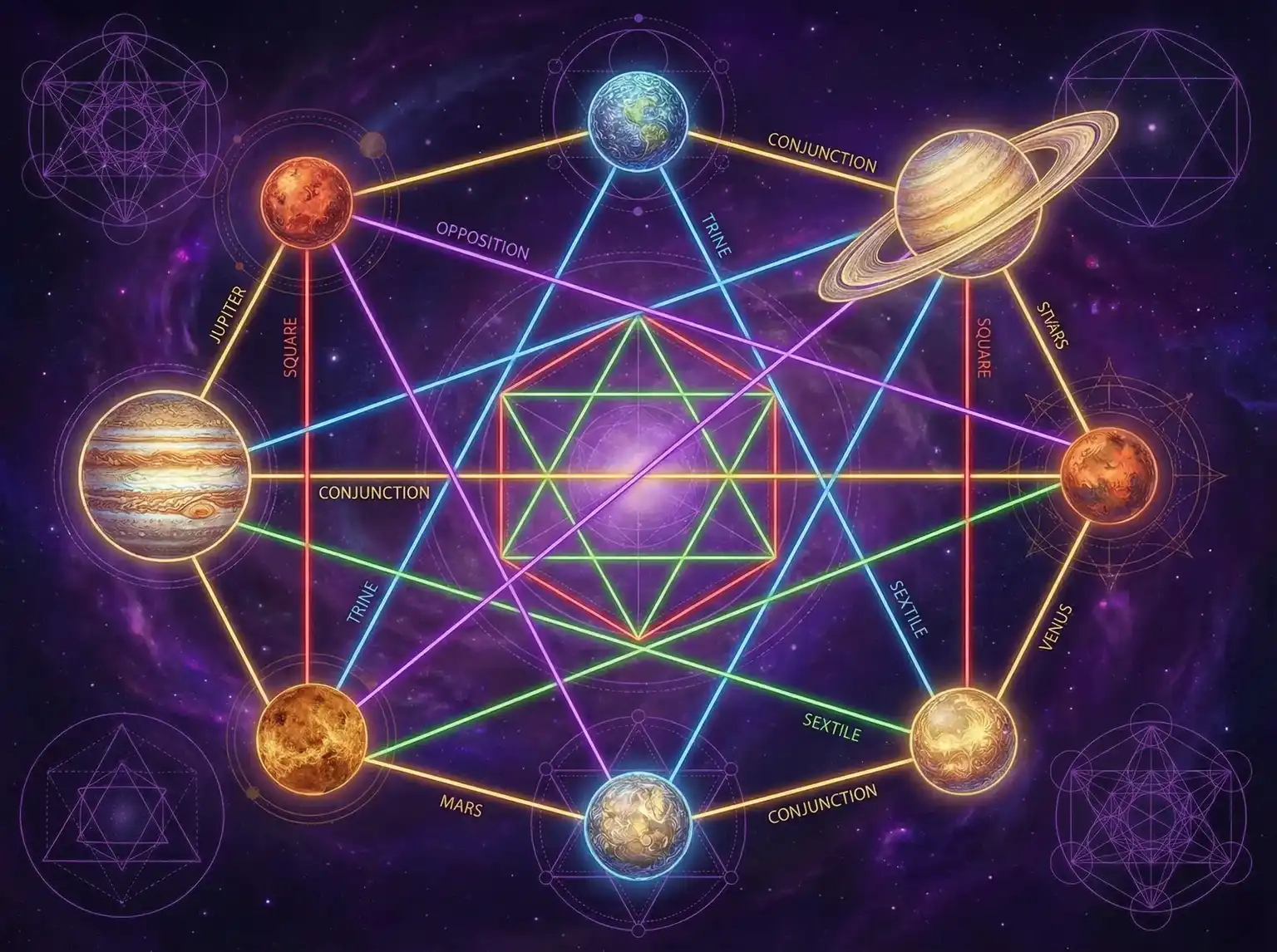 行星相位解读 - 官方入口妖精视频 | 占星学进阶